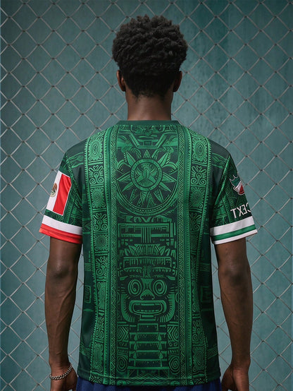 Mexico 2026 World Cup Soccer Jersey Mayan Shirt