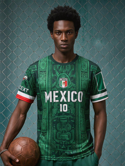 Mexico 2026 World Cup Soccer Jersey Mayan Shirt