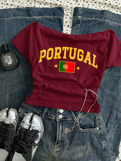 Portugal 2026 World Cup Fitted T-Shirt