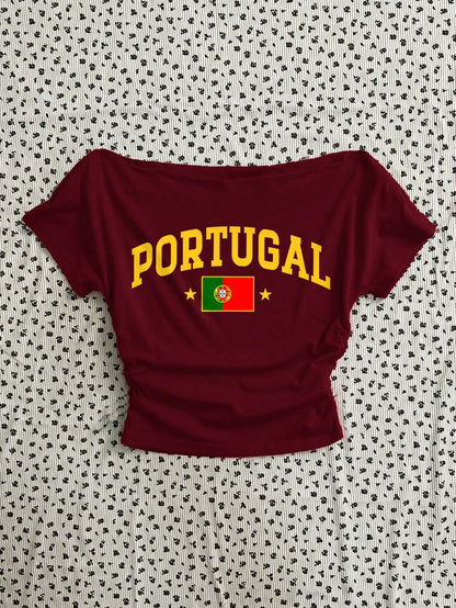 Portugal 2026 World Cup Fitted T-Shirt