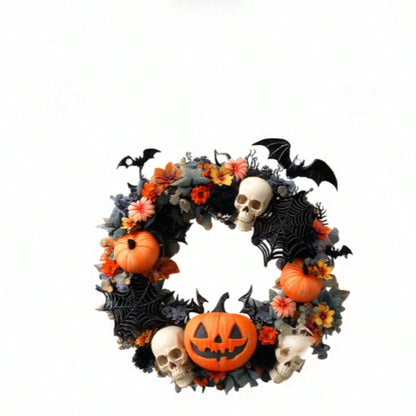 Halloween Pumpkin Skeleton Hanging Ornament
