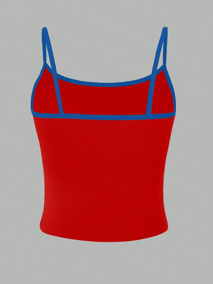Spain Letter Graphic Y2K Camisole Tank Top