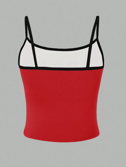 Spain Letter Graphic Y2K Camisole Tank Top