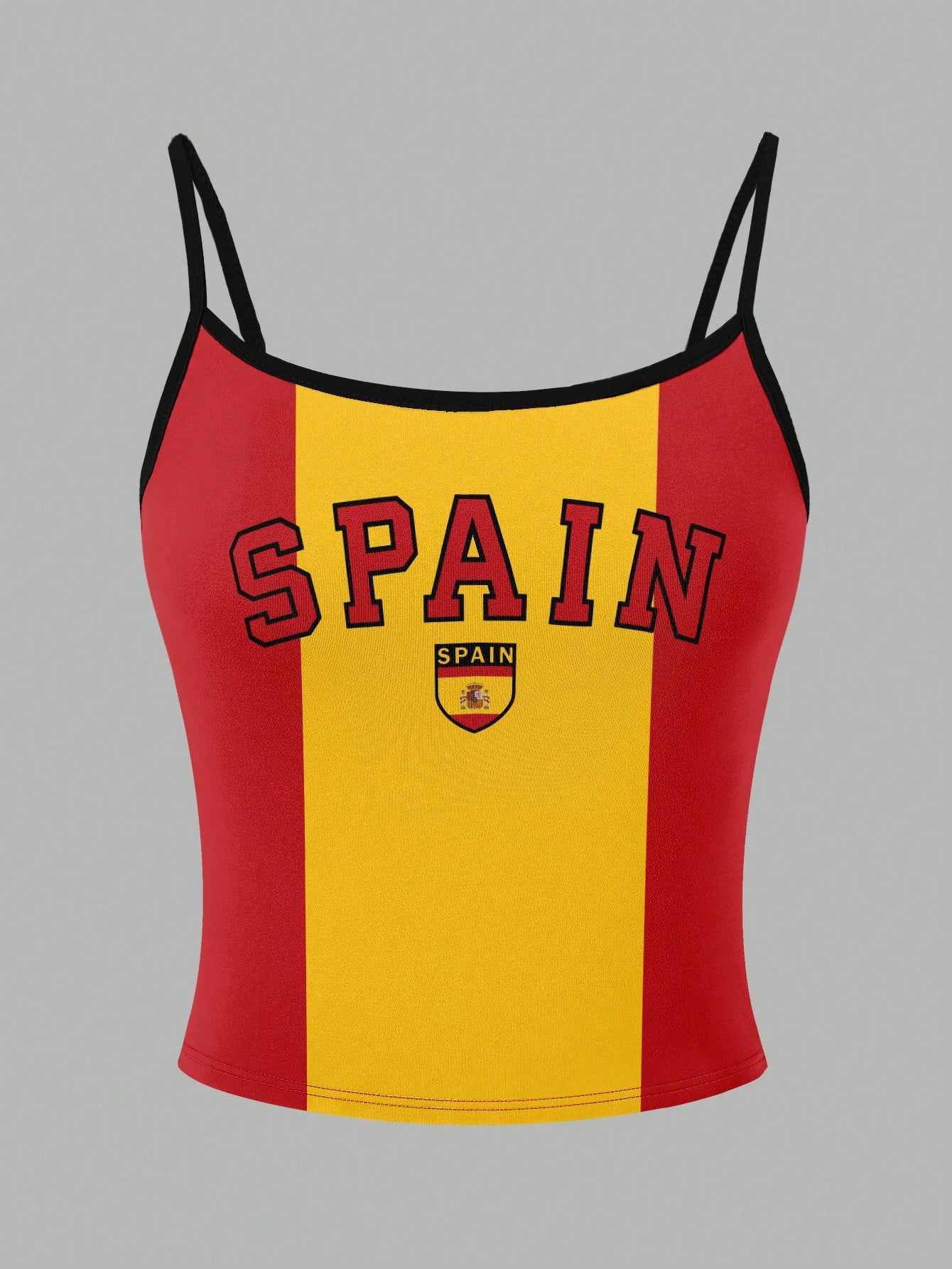 Spain Letter Graphic Y2K Camisole Tank Top
