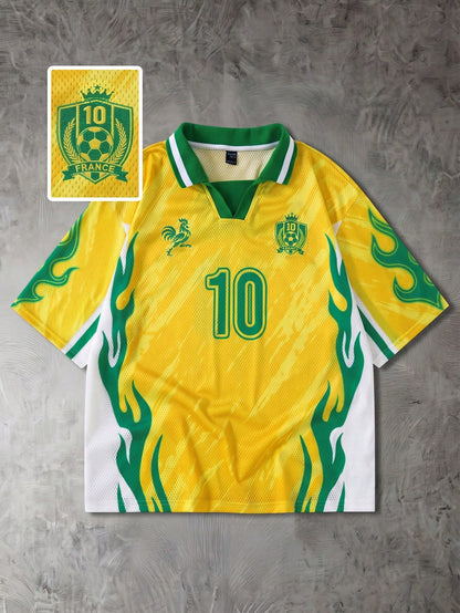 Men's France World Cup Jersey Casual T-Shirt