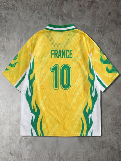 Men's France World Cup Jersey Casual T-Shirt