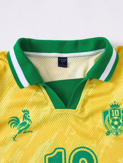 Men's France World Cup Jersey Casual T-Shirt