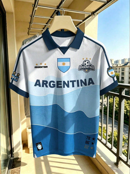 Argentina Football Jersey Polo