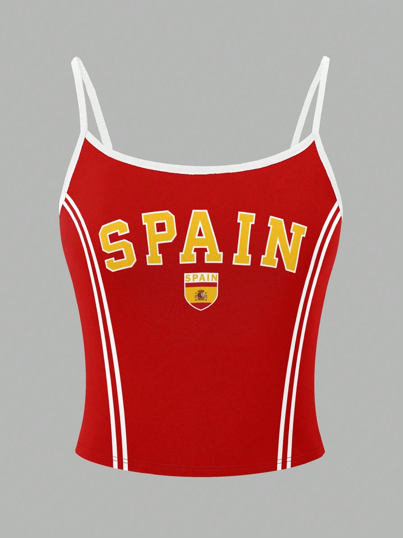 Women Y2K Spain Letter Graphic Camisole Top