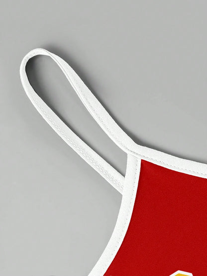 Women Y2K Spain Letter Graphic Camisole Top