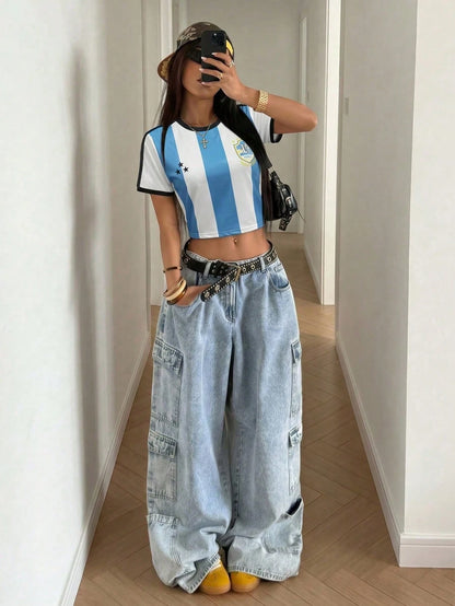 Argentina World Cup Women's Quick-Dry Football Top