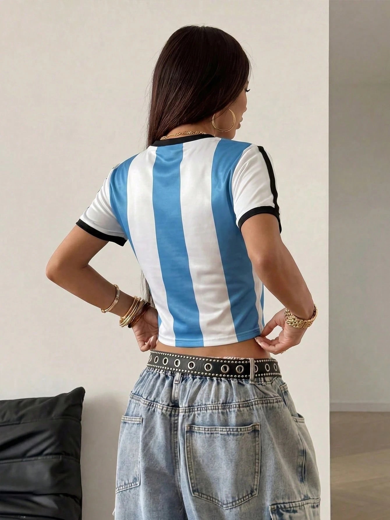 Argentina World Cup Women's Quick-Dry Football Top