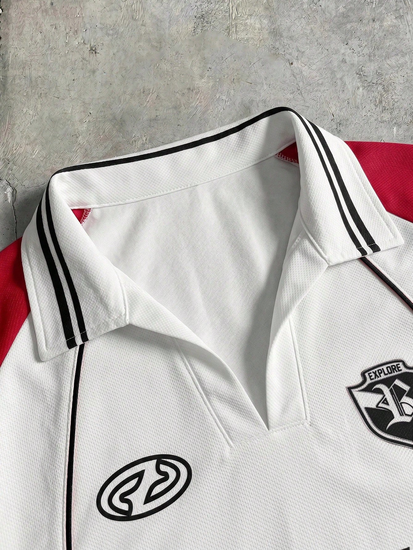 Men's Color Block Patchwork Polo Shirt