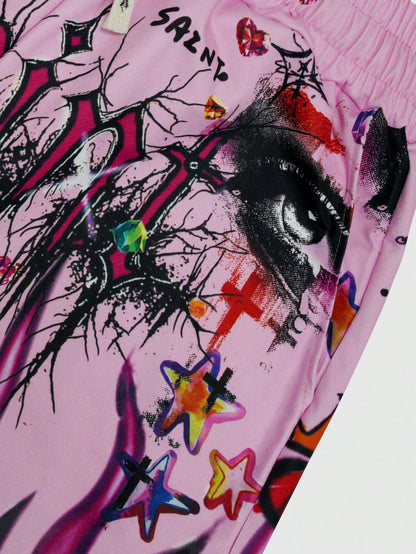 Digital Print Men's Casual Beach Shorts