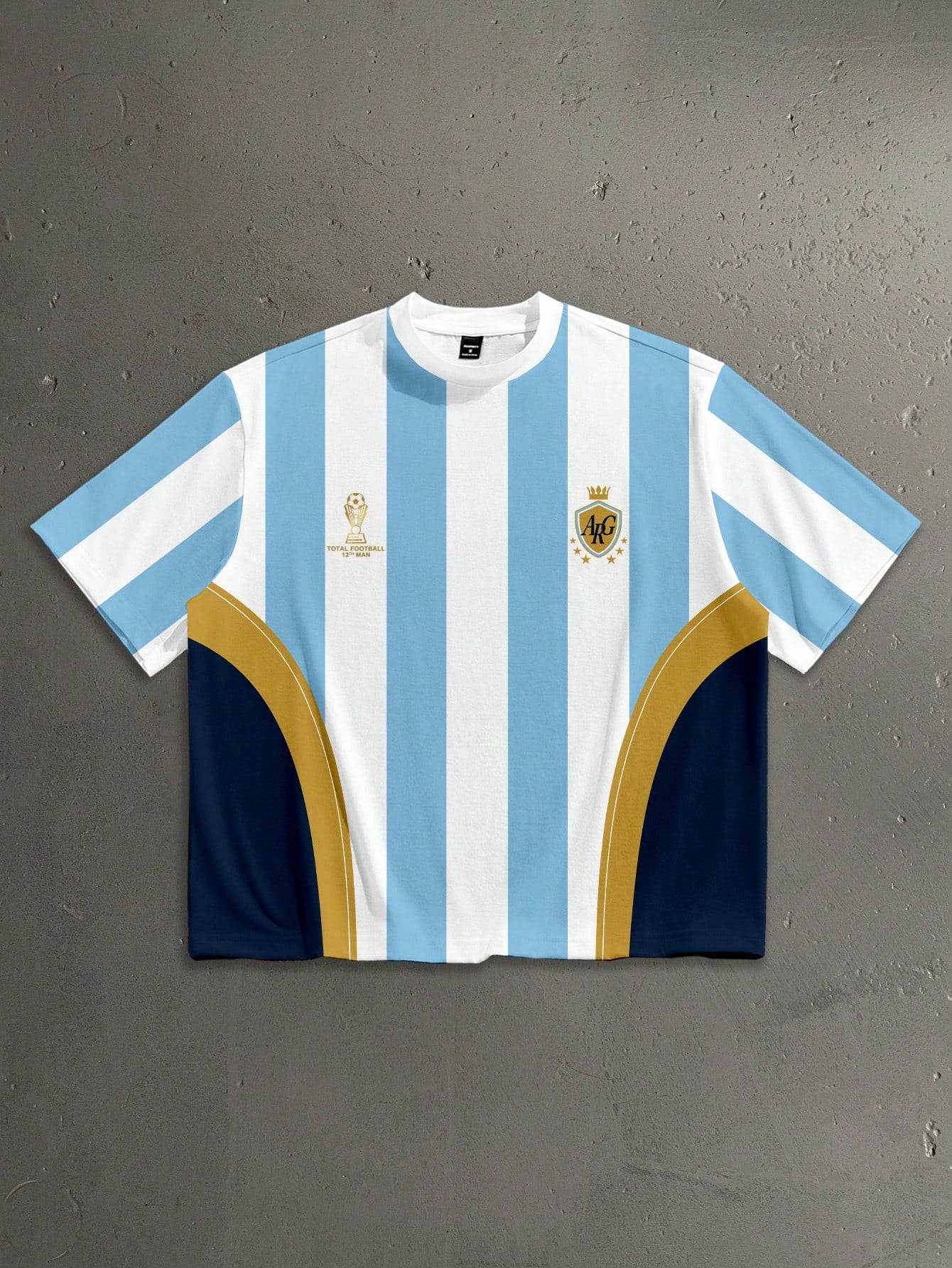 Argentina World Cup T-Shirt Drop Shoulder