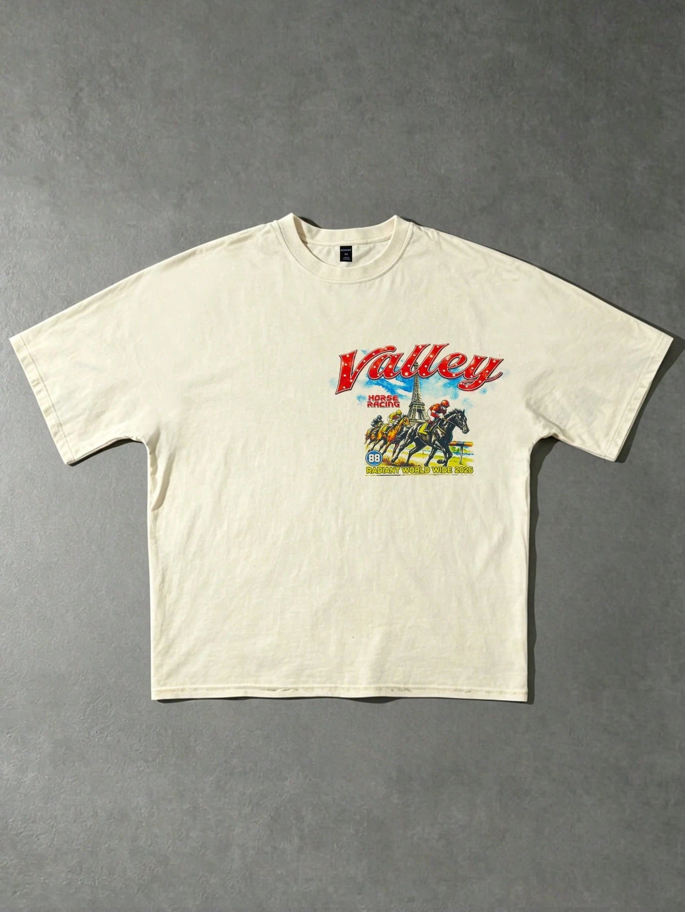 Men Summer Vacation Crew Neck Top