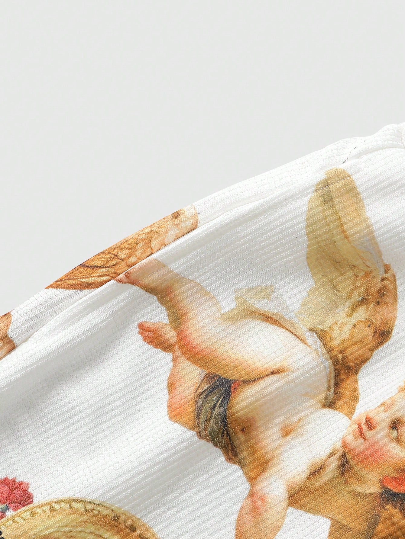 Men's Angel Script Graphic Casual Shorts