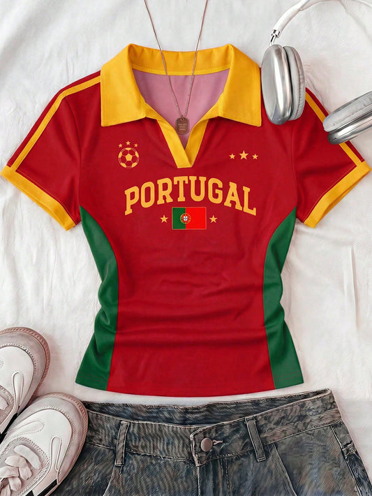 Portugal Team Polo Match Day Jersey