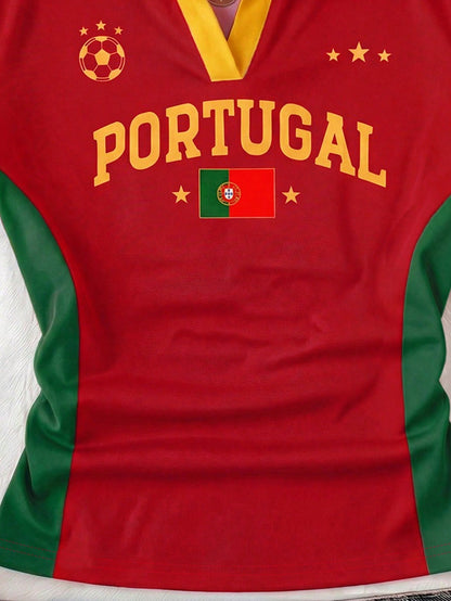 Portugal Team Polo Match Day Jersey