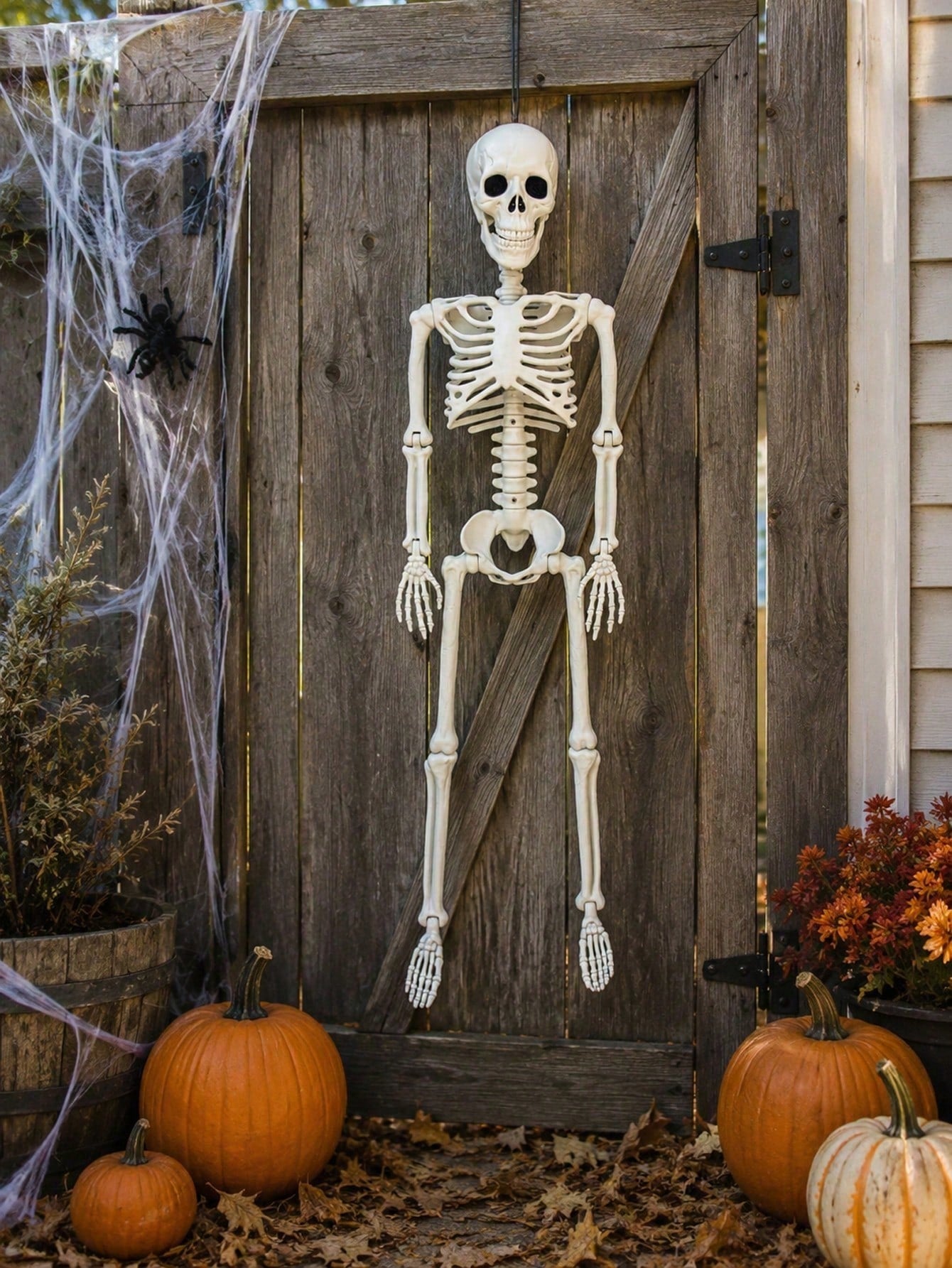 Movable Joint Plastic Skeleton Halloween Prop