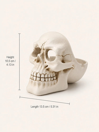 Gothic Resin Skull Ashtray Decorative Holder