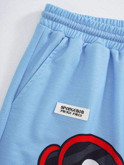 Men's SpongeBob SquarePants Cartoon Beach Shorts
