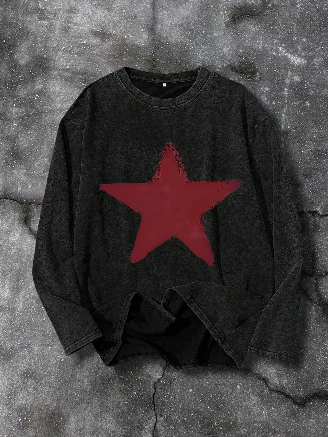 Men Renaissance Pattern Crew Neck Long Sleeve T-Shirt
