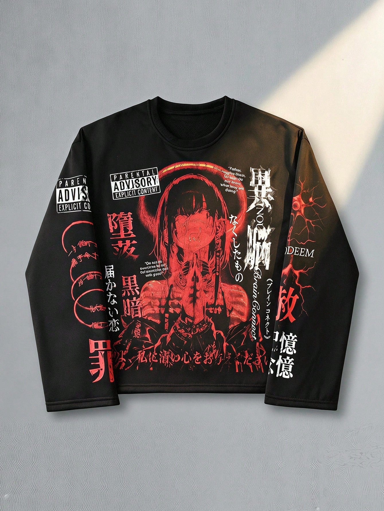 Street Life Loose Fit Men's Printed Long Sleeve Tee