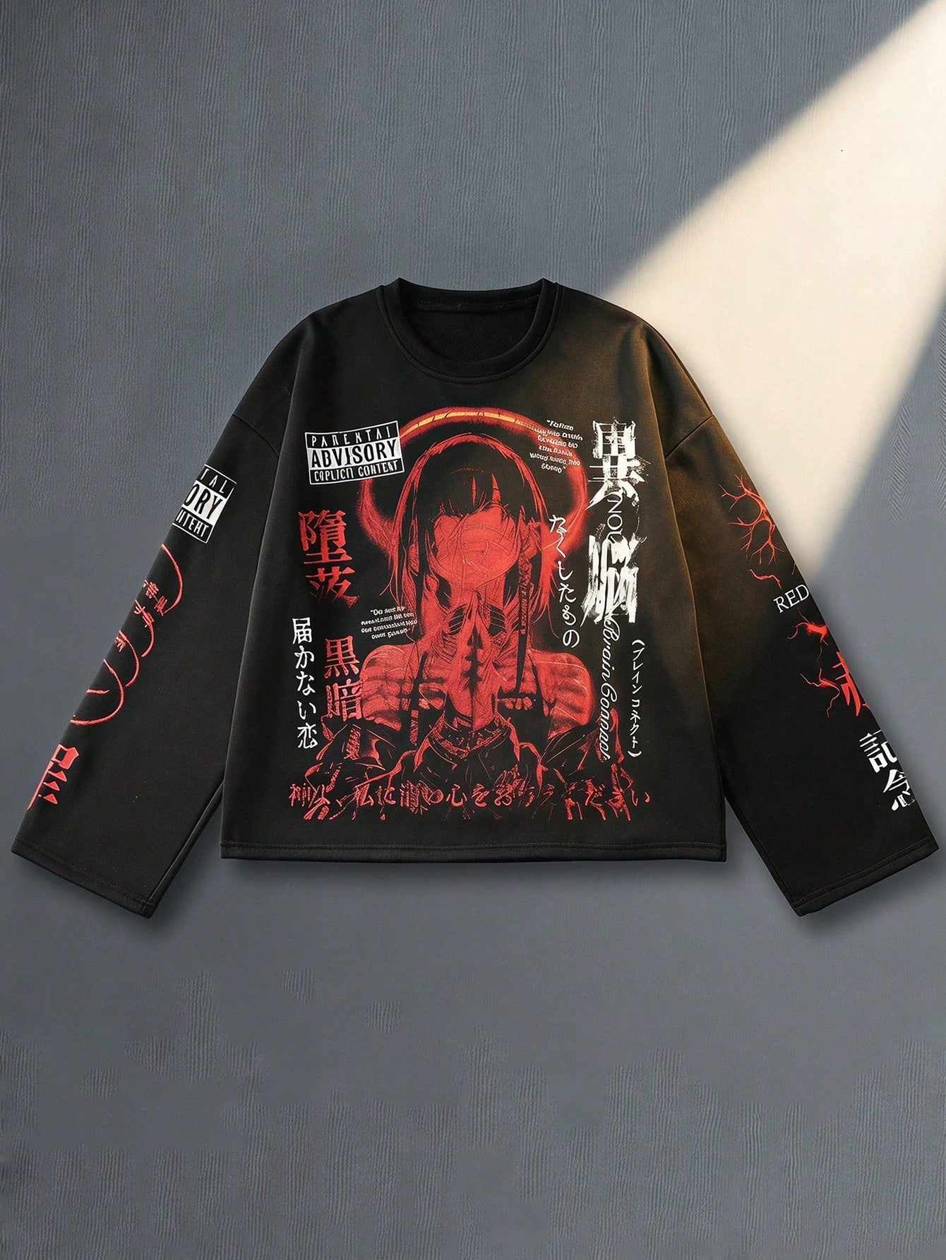 Street Life Loose Fit Men's Printed Long Sleeve Tee
