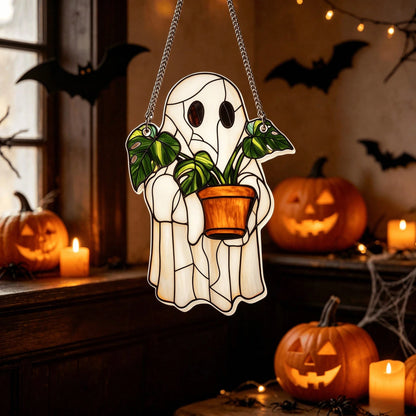 2Pcs Ghost Acrylic Sun Catcher Window Decor
