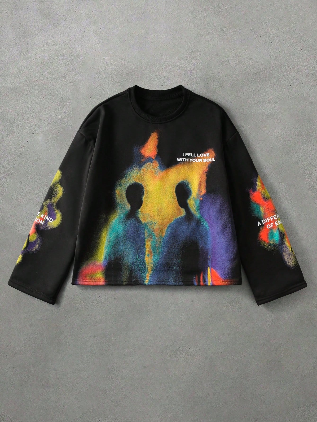 Street Life Loose Fit Men's Printed Long Sleeve Tee