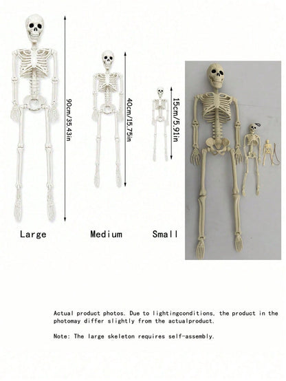 Movable Joint Plastic Skeleton Halloween Prop