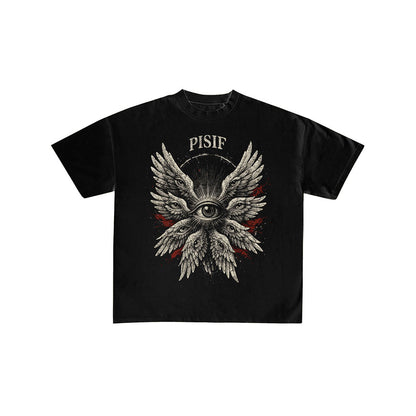 Biblically Accurate Angel Graphic Oversized T-Shirt