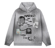 1-800 Madness Faded Distress Hoodie