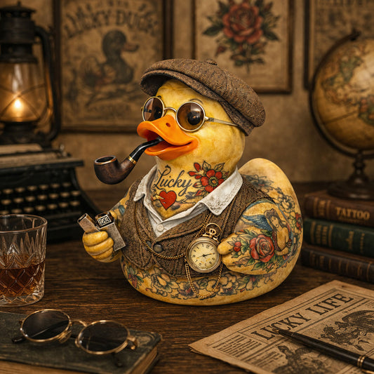 Tattooed Gentleman Rubber Duck