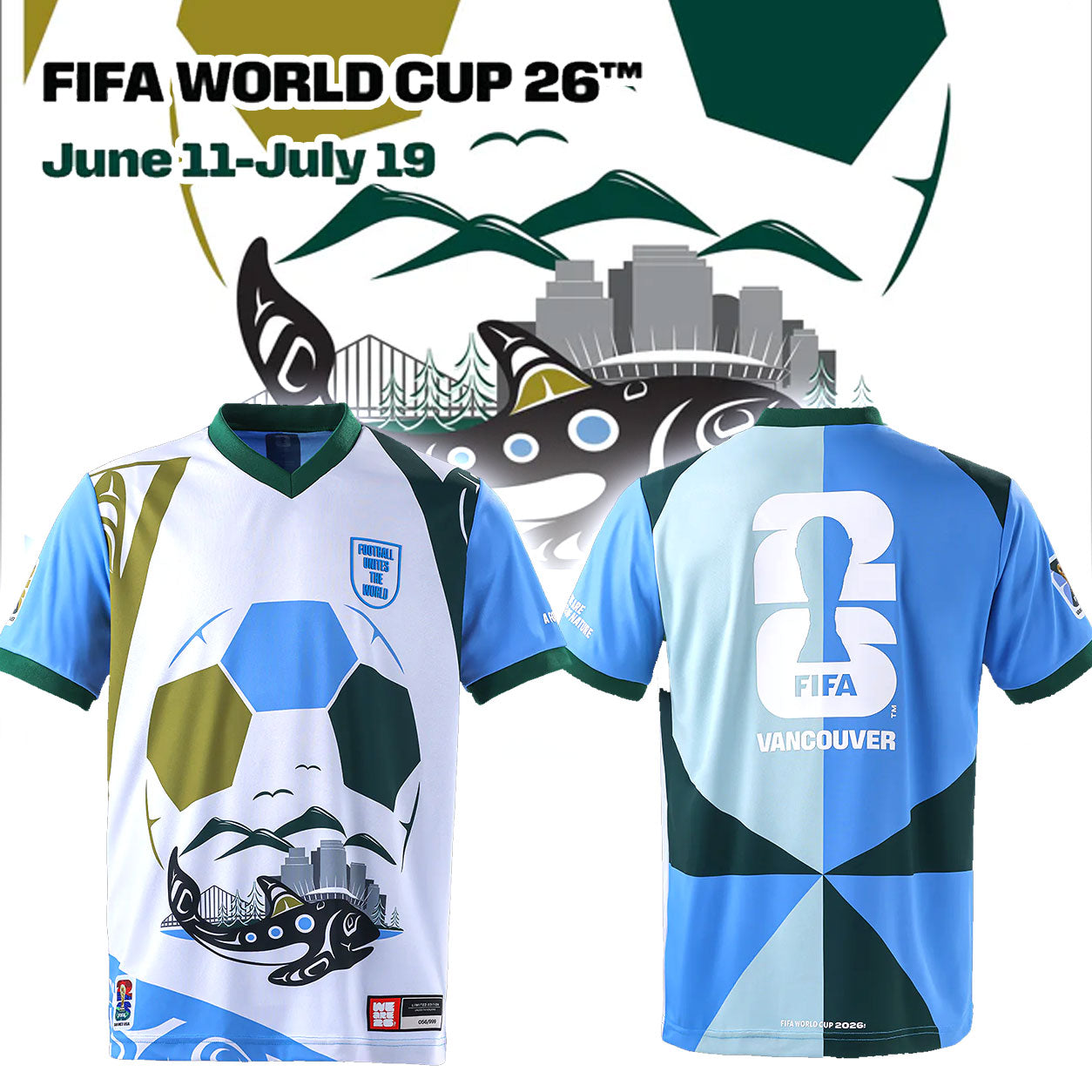 FIFA World Cup 2026 Vancouver Jersey - Limited Host City Collection