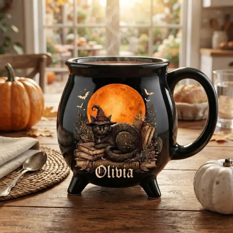 Personalized Witch Cauldron Mug