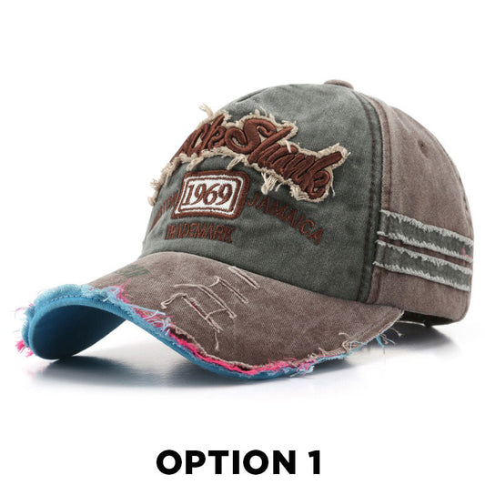 1969 Retro Washed Letter Embroidered Baseball Cap