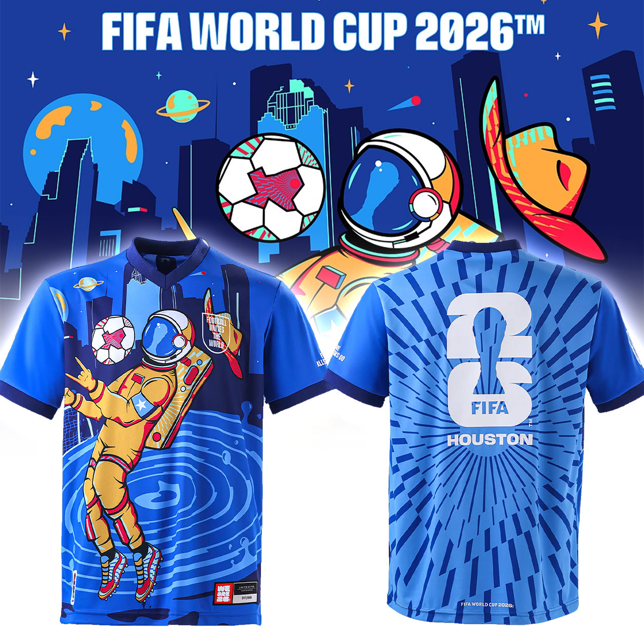 FIFA World Cup 2026 Houston Jersey - Limited Host City Collection