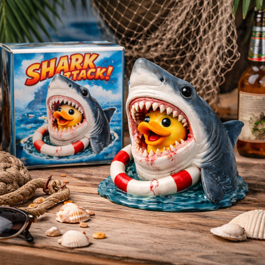 D-Shark Bath Toy Rubber Duck