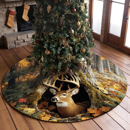 Deer Hunting Christmas Tree Skirt QFNT5221006