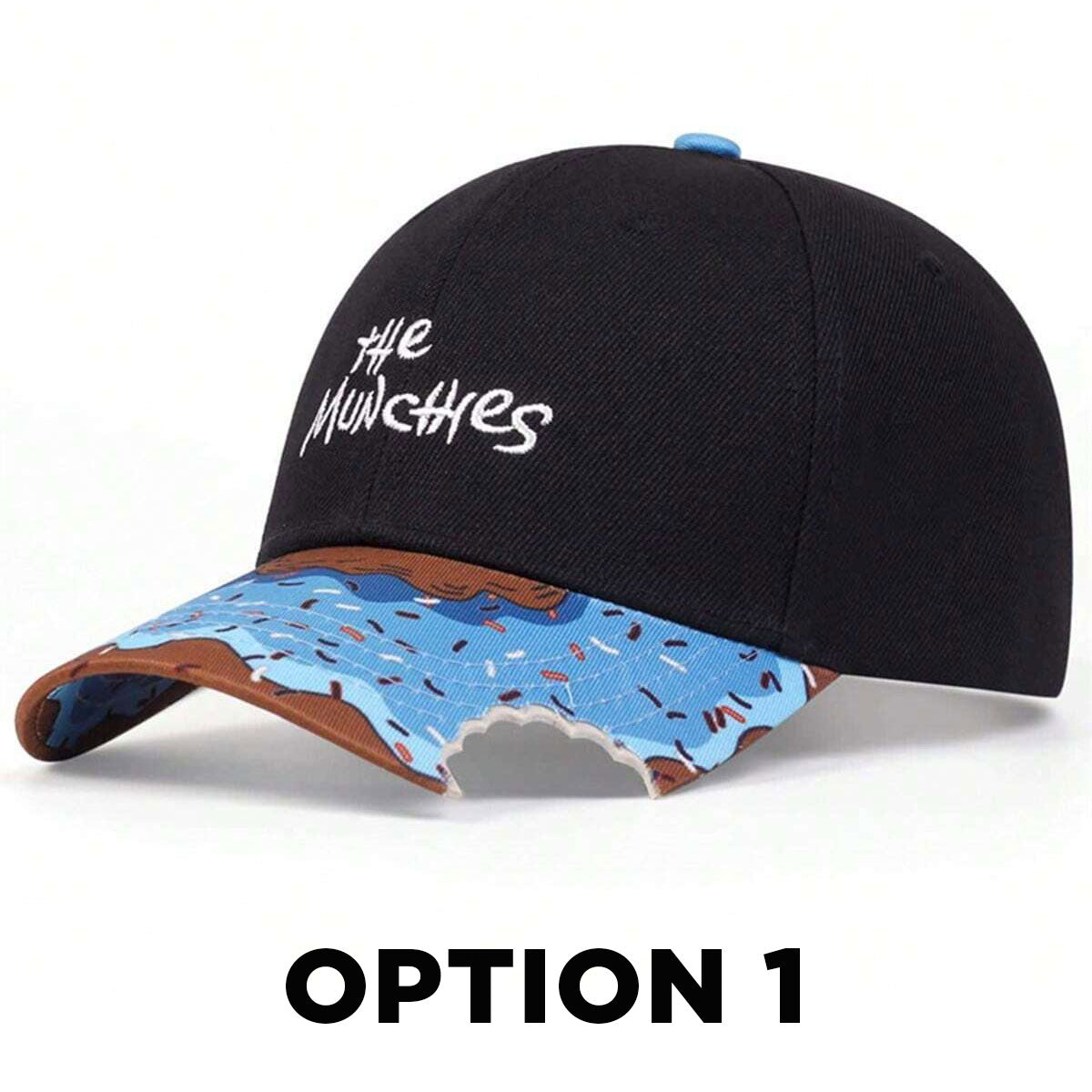 Embroidered Donut Hip Hop Baseball Cap