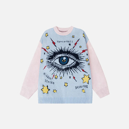 Cosmic Eye Illumination Sweater
