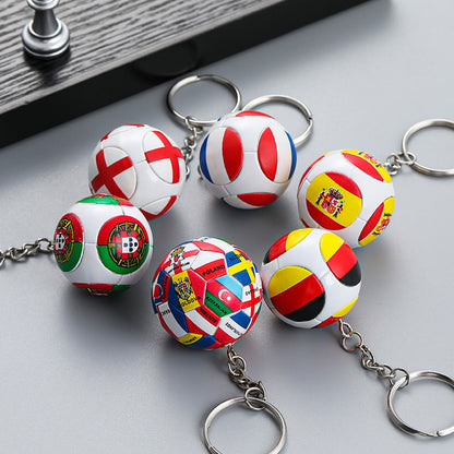 World Cup 2026 Football National Flag Keychains