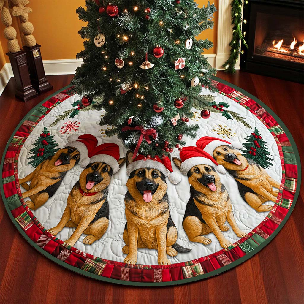 German Shepherd Christmas Tree Skirt UKHA5061101