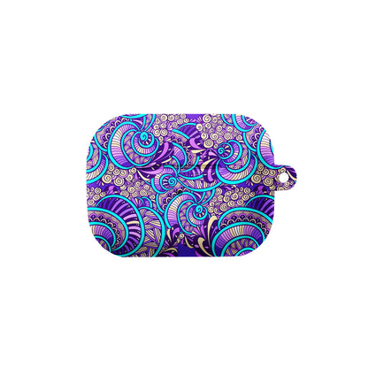 Purple Teal Mandala AirPods Case