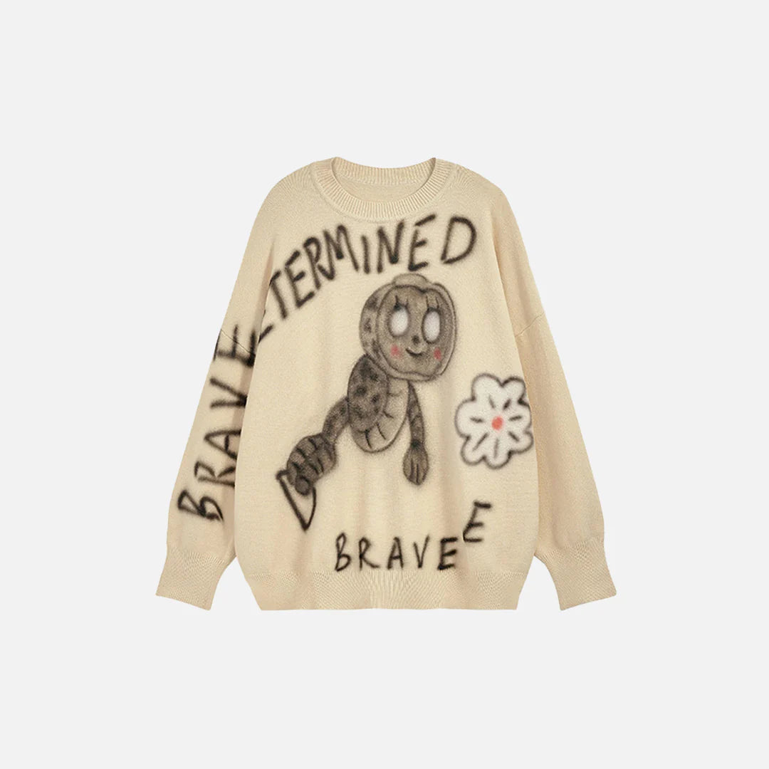 Y2K Brave Soul Sweater
