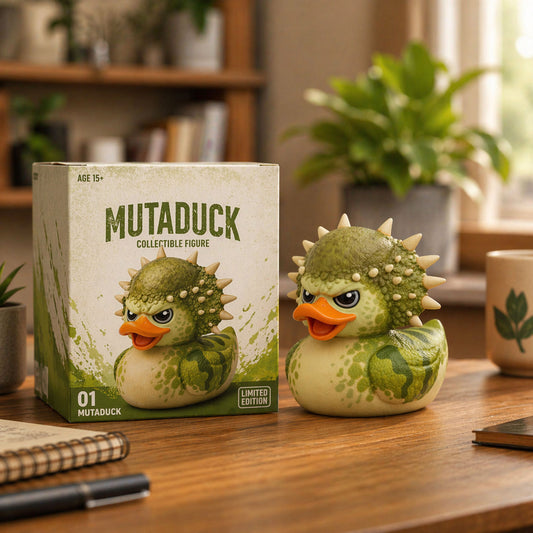 Pachycephalosaurus Cosplay Rubber Duck Figurine