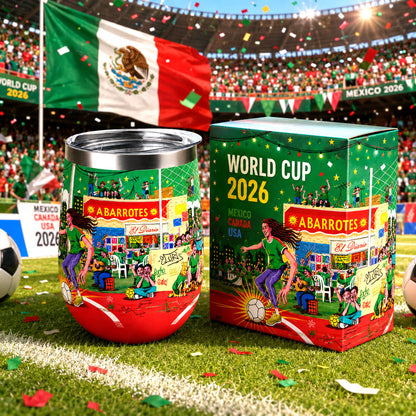 Mexico Football Insulated Wine Tumbler