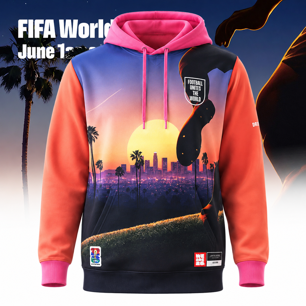 FIFA World Cup 2026 Los Angeles Hoodie - Limited Edition Host City Collection